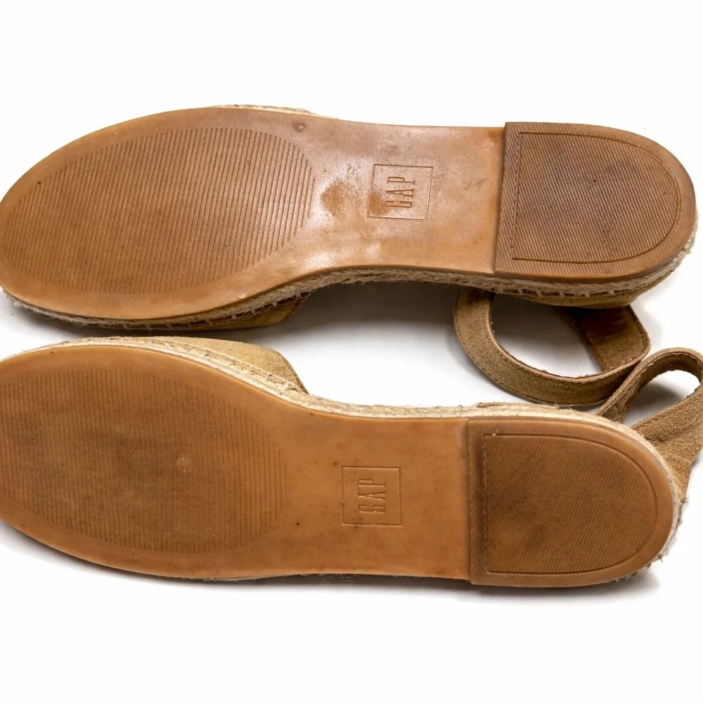 GAP‎ Tan Suede Espadrilles